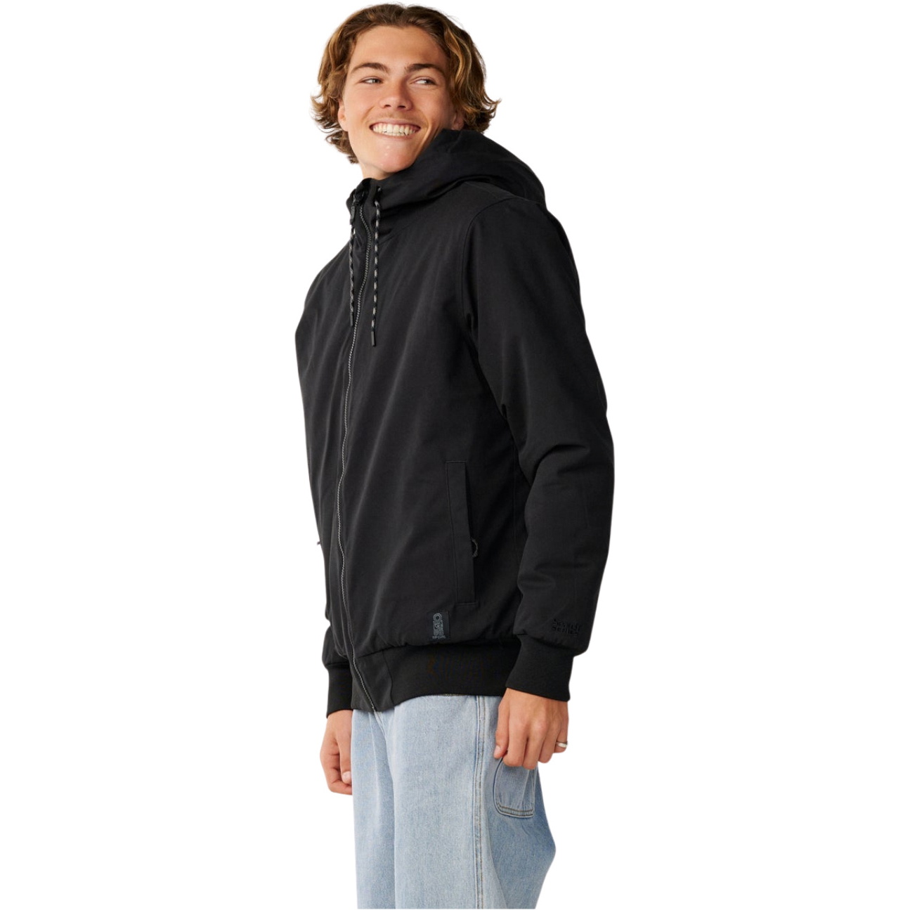 Rip Curl Mens Search Series One Shot 5K / 5K Jacket 038MJA - Black / Black